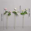 2 Forks Artificial Anthurium Multicolor Simulation Plant NEW Artificial Flower  Home Decoration