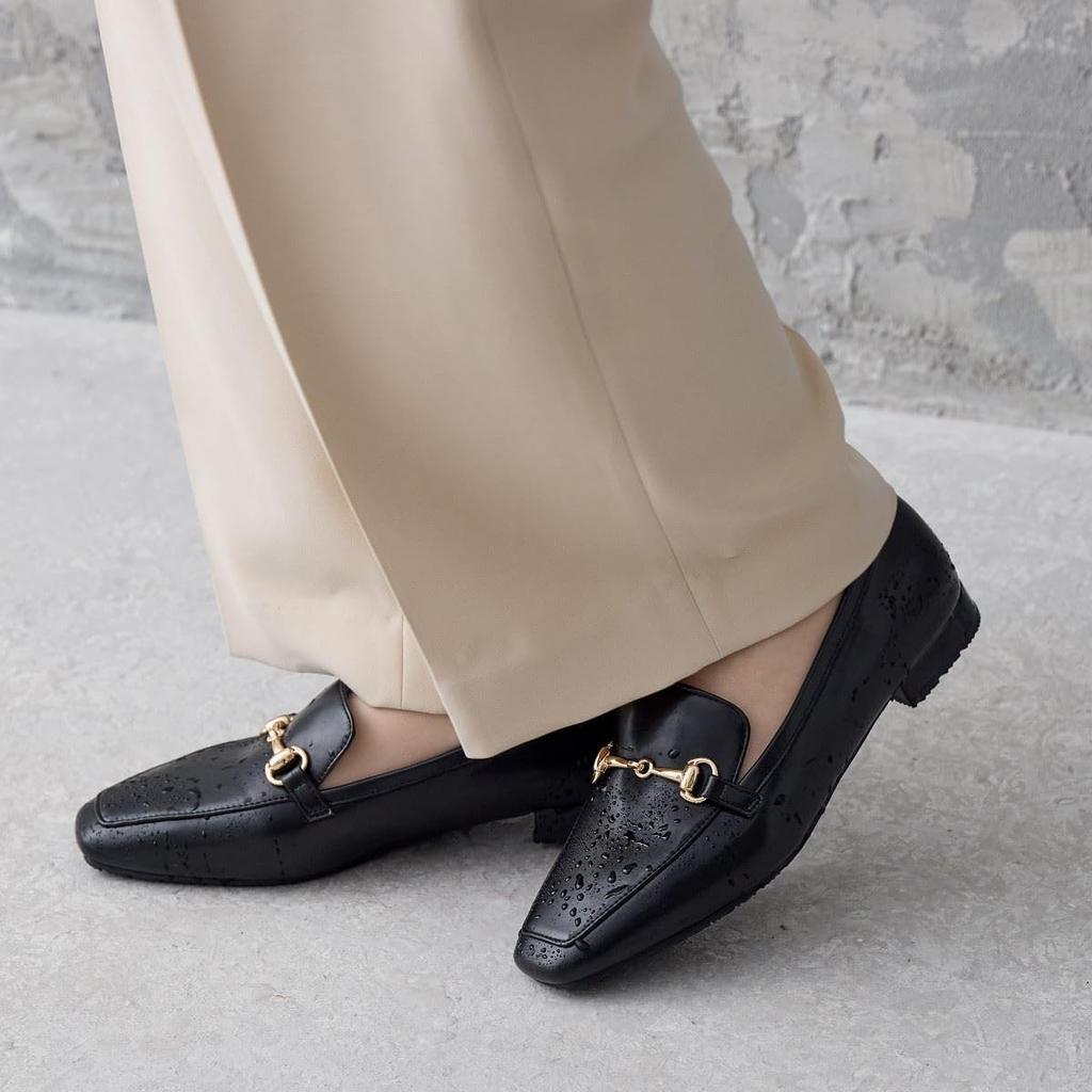 Himiko Rainbit Black 230 Water-Resistant Loafers/644105