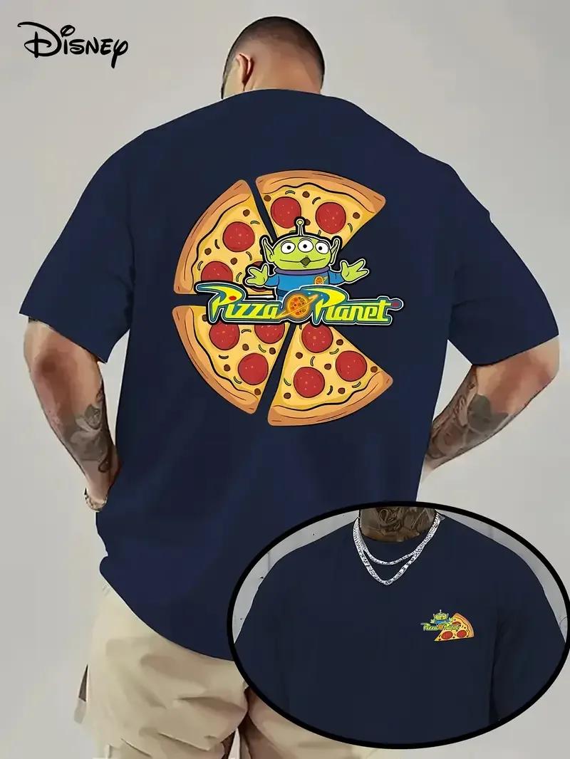 

Disney Toy Story T-Shirt Cool Cars Pizza Planet Aliens Streetwear Couple Unisex Men Summer Cotton Women Tee Oversize Breathable 4XL