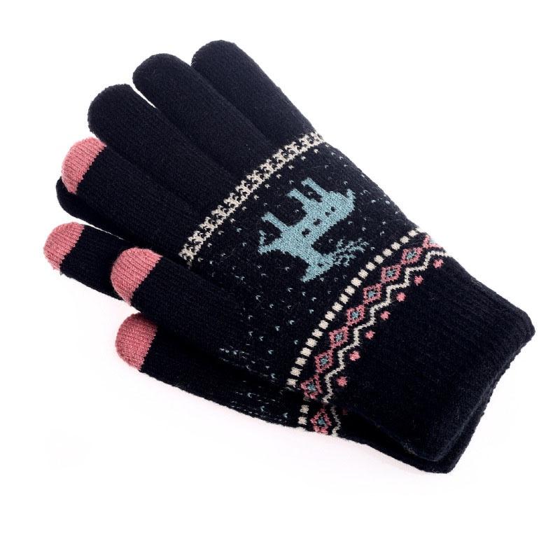 Screen Ladies Touch Gloves High Quality Thermal Warm Winter Tablet Knitted Wool