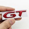 3D Metal GT Logo Badge Car Rear Trunk Sticker Emblem For Peugeot 308 407 106 205 206 208 108 406 408 306 Accessories
