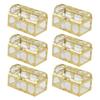 12PCS Hollow Out Candy Box Chocolate Gift Treat Boxes Container Case Wedding Party FavorS Gold