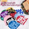 Private Label Letter Jacquard Knit Beanie Hat Warm Winter Beach Cap for Men Women Custom Embroidery Streetwear Skull Custom