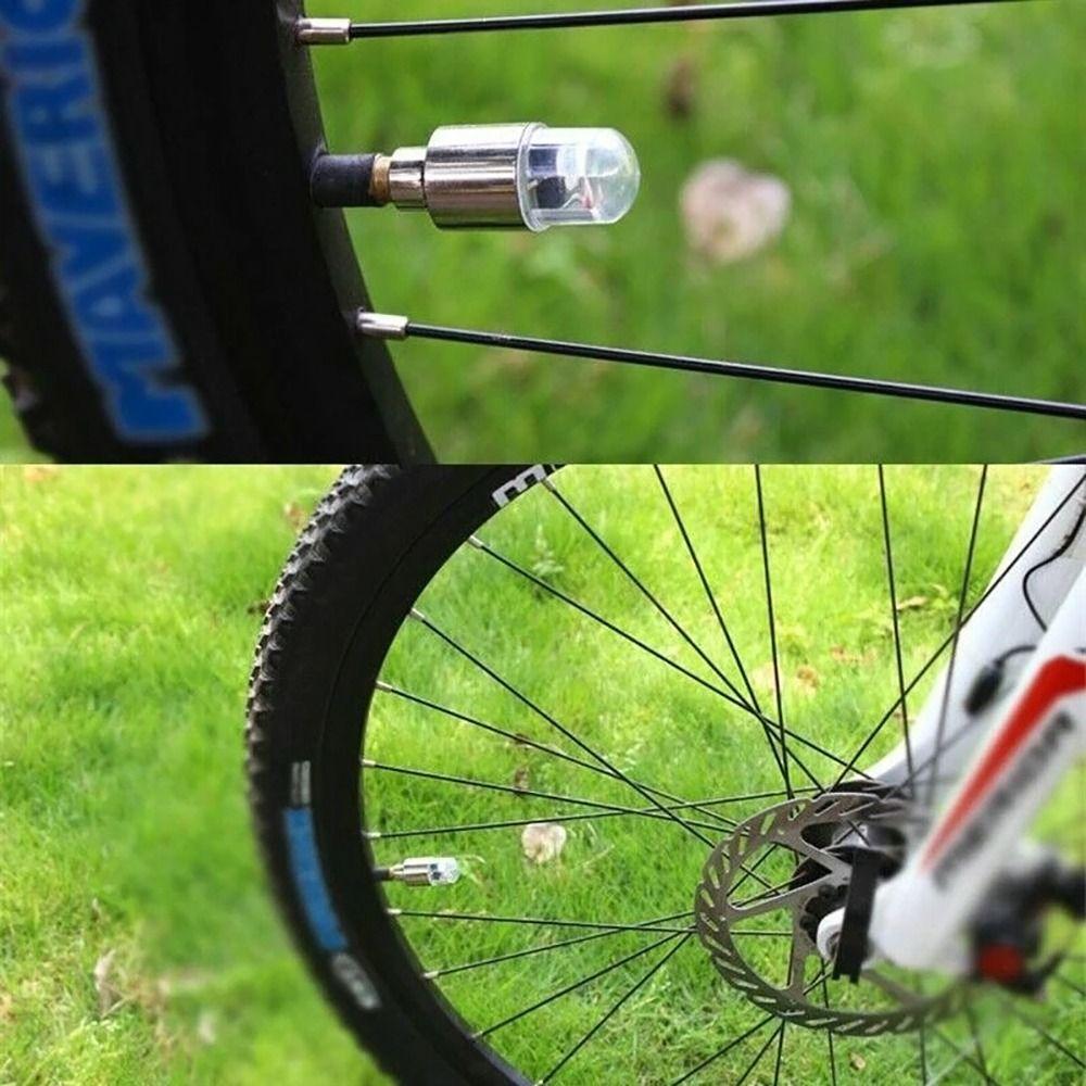 LED Tire Valve Stem Cap Lights, Neon Spoke Flash Light Bulb Tire Valve Lights, Waterproof Wheel Tyre Valve Dust Cap