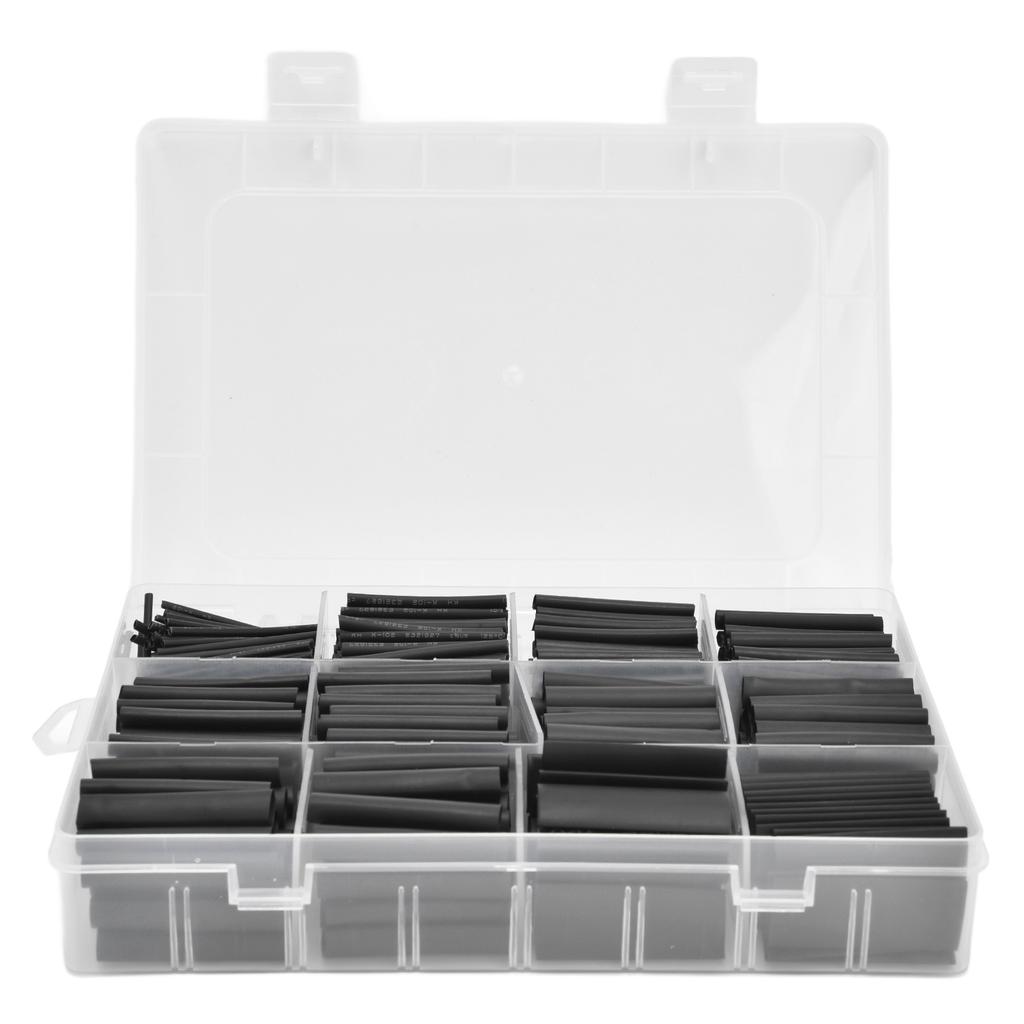 650Pcs Heat Shrink Tubing Boxed Insulated Sheathed Flame Retardant Electronic DIY Kit