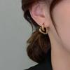 Hollow Love Heart Geometric Earrings for Women Girls Minimalist Elegant Classic Earrings Wedding Bride Jewelry Gifts