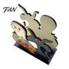 Festive Desktop Storage Ornament Halloween Ghost Wooden Napkin Holder, Cute Paper Towel Decorative Cartoon Tray Stand, Freestanding Tissue Dispenser