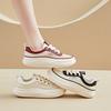 Women's White Sneakers Summer New Mesh Breathable Comfortable Outdoor Sports Shoes Fashion Lace Up Height Increase Flats