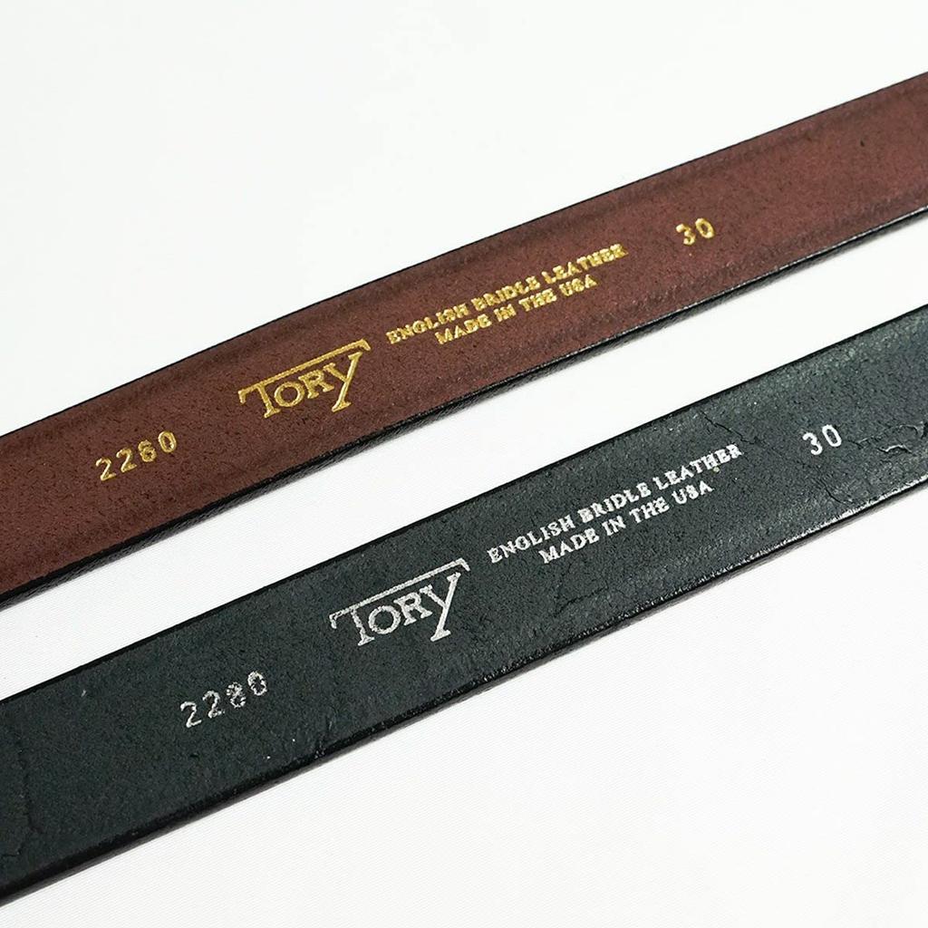 [Tory] [Tory Leather] LEATHER 1-14 inch Hoof Pick Belt BlackNickel 38