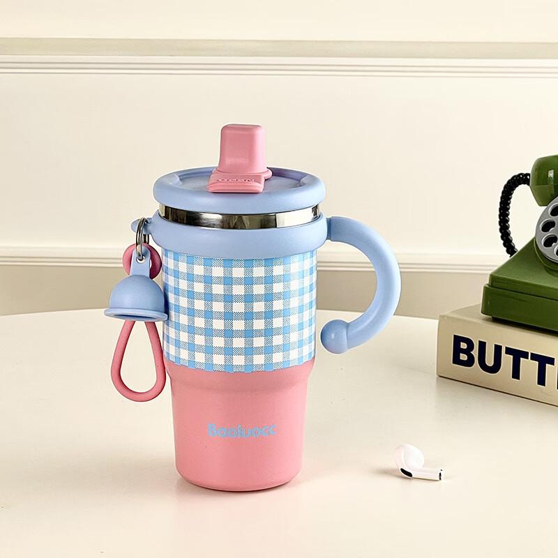 OLOEY 600ML Dual-Drink Insulated Stainless Steel Bottle