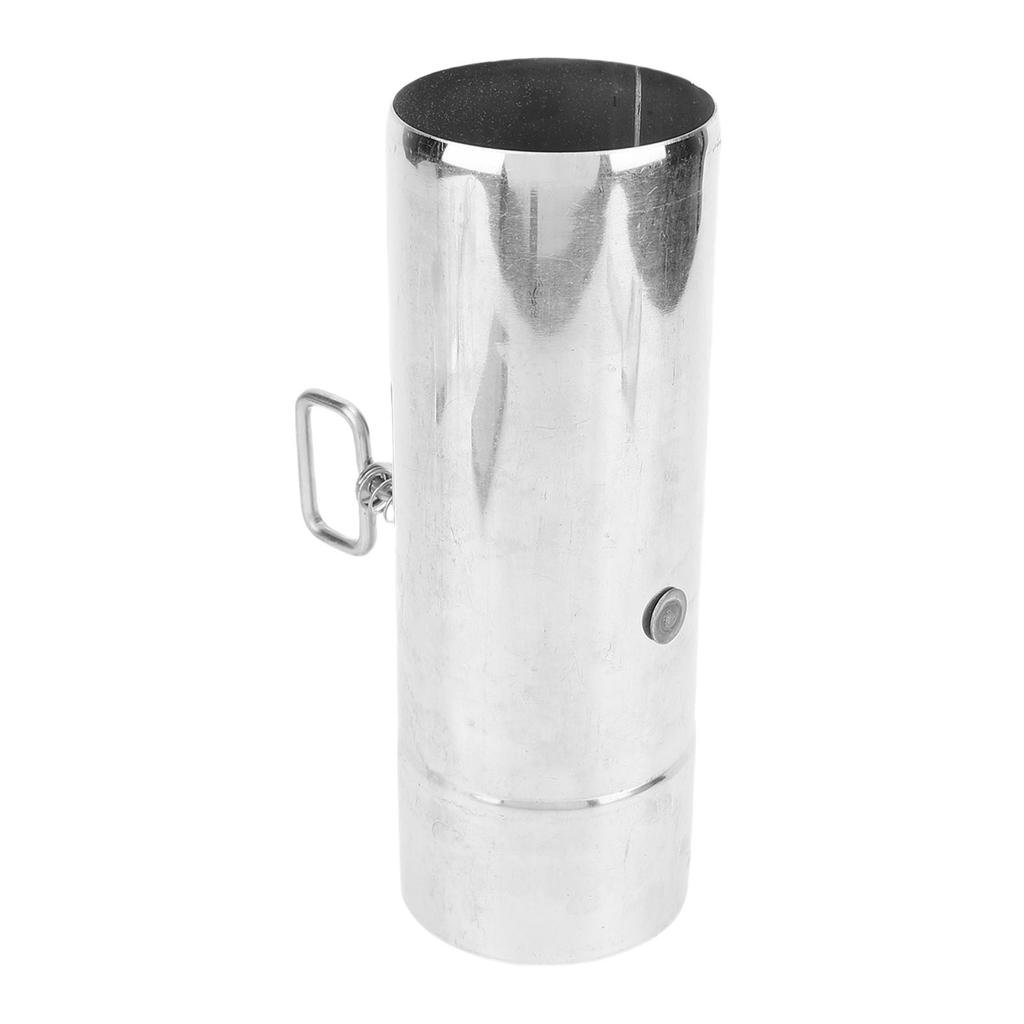 Stove Pipe with Damper 304 Stainless Steel Thickened Chimney Pipe for Vent Exhaust Fume Extraction