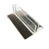 Acrylic Magnetic Clip for Signs - Transparent Plastic Snap Holder for Shelves