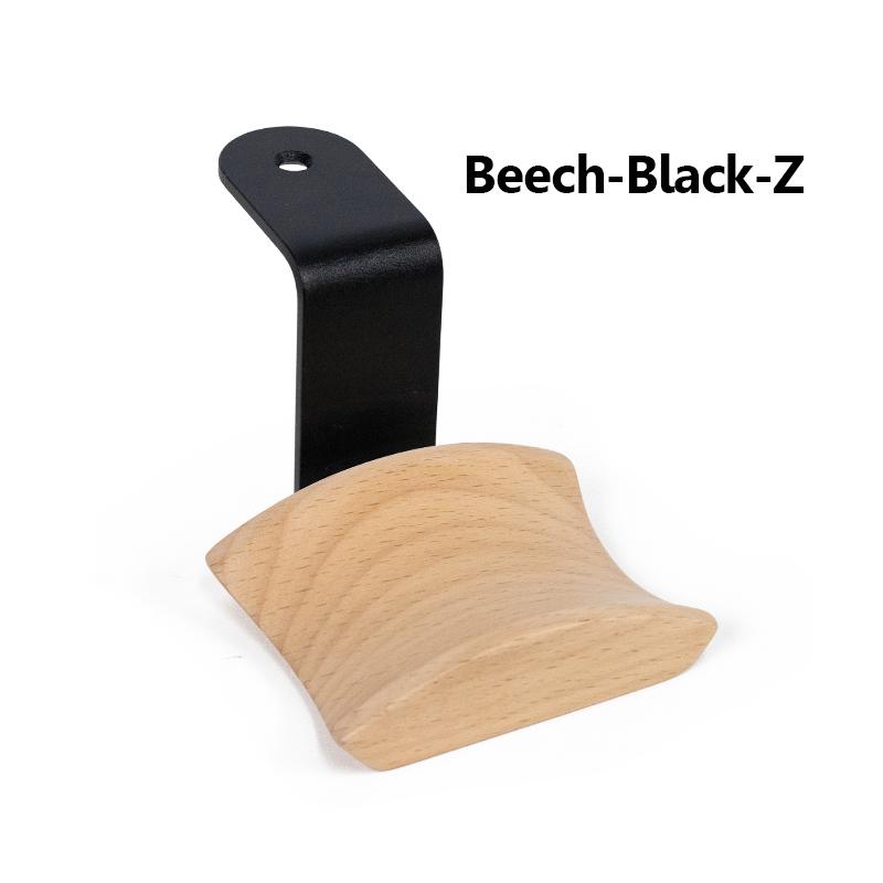Universal Headphones Stand Solid Wood Gaming Headset Hanger Walnut Beech Maple Wooden+Aluminum Alloy Head-mounted Earphone Holde