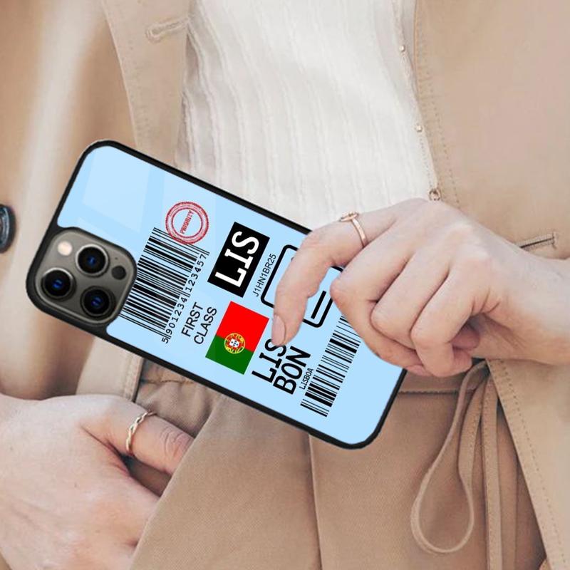 Portugal Passport Flag Magnetic Phone Case For APPLE iPhone 17 Air 16 14 13 12 Pro Max 15 Plus Wireless Charge MagSafe Cover