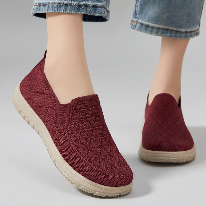 2025 New Women's Shoes Autumn New True Fly Weaving Cloth Shoes Women's Casual Sports Shoes Walking Shoes Comfortable