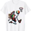 Cinco De Mayo 2025 Skeleton Play Basketball Sombrero Fiesta T Shirt