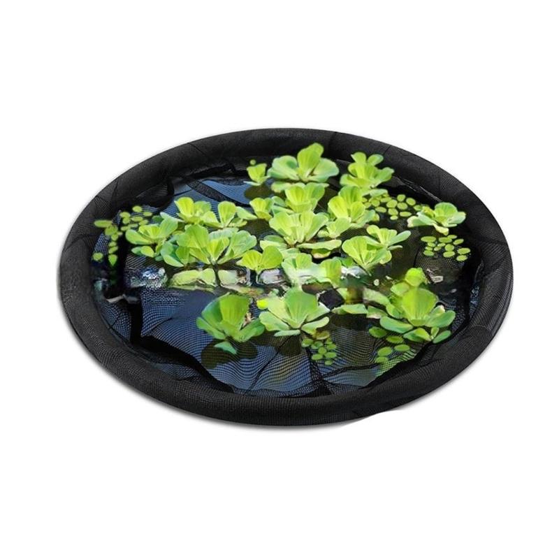 Adjustable Floating Pond Protector Netting Barrier Meshing Island Plant Protector Garden Decoration Garden Water Pond Supplies