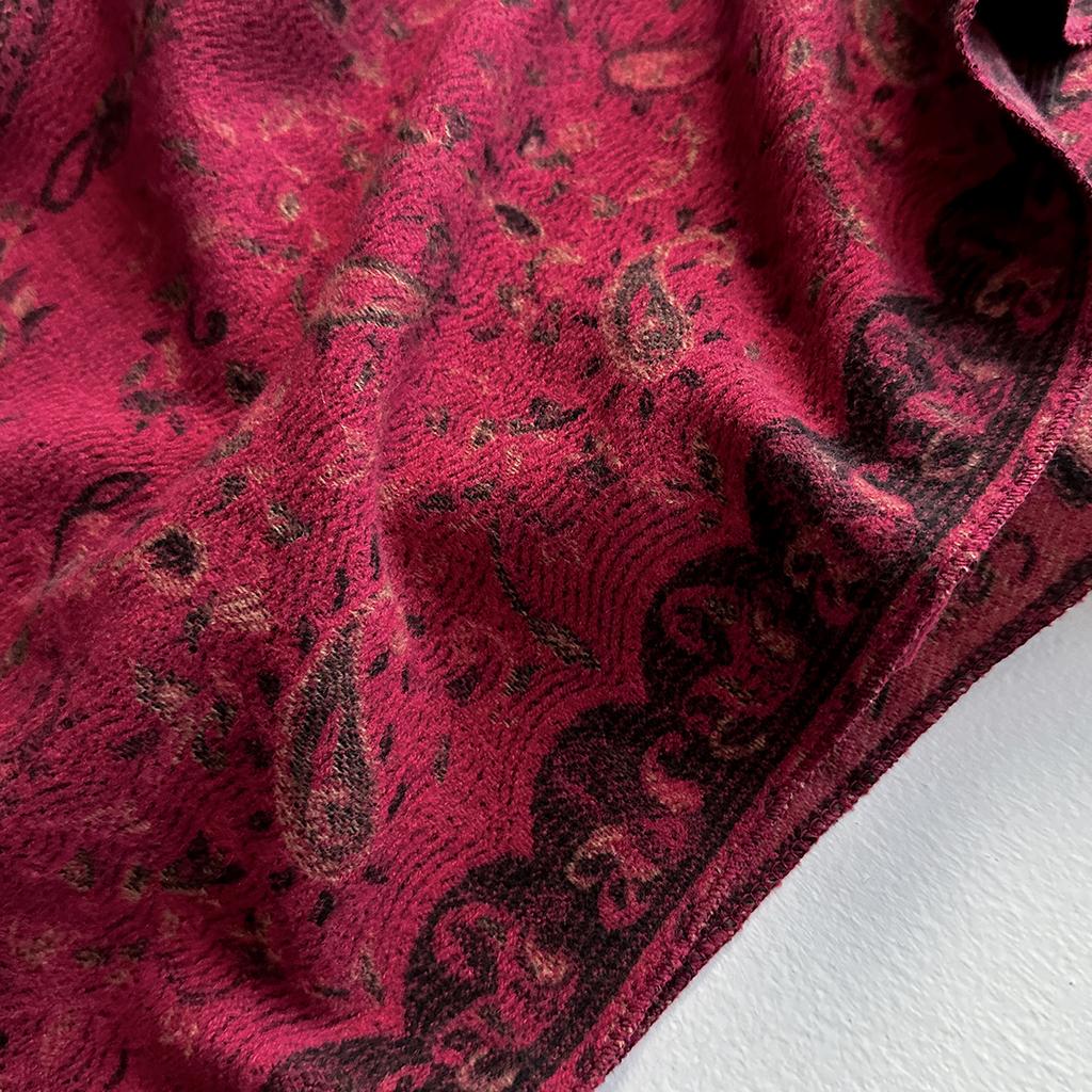 Design Paisley Printed Cashmere Scarf Women Winter Pashmina Shawls And Wraps Thick Warm Bufanda Stoles Blanket Luxury