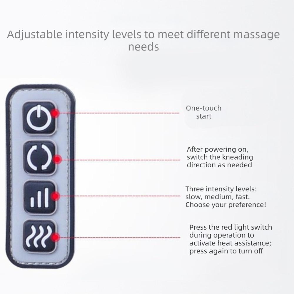 Multifunctional Electric Neck Massager Deep Kneading Shoulder Massager Full Body Massage