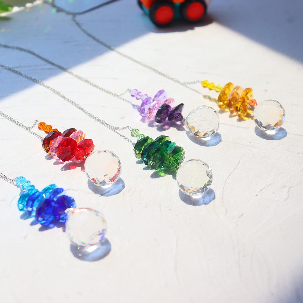 Windchimes Decoration Crystal Windchimes Yard Decorations Garden Decoration Gift for Women Mom Grandma for Home Lawn Porch Patio