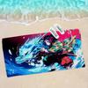 Demon Slayer Tanjiro Kamado Microfiber Beach Towel Absorbent Quick dry Soft Yoga Swimming Resort Mountain Climbing Towel