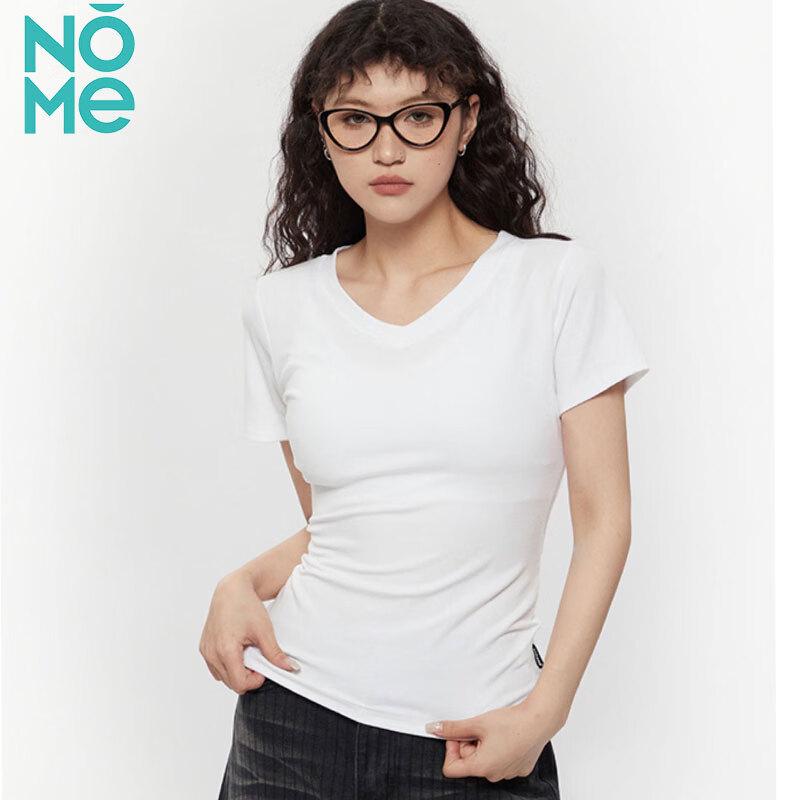 

NOME Women s V-Neck Slim Fit Short Sleeve T-Shirt M