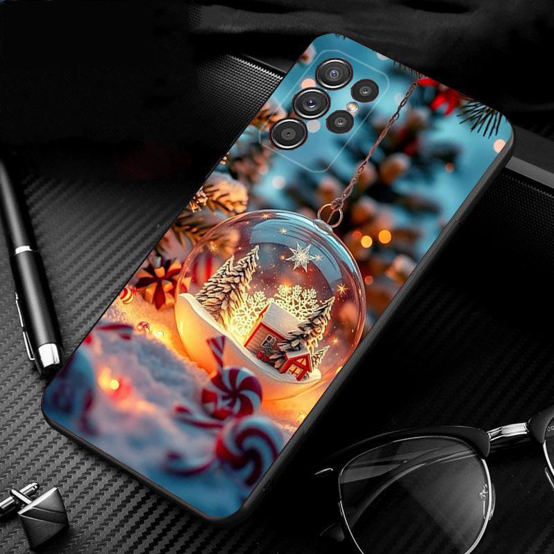 

Phone Case For Samsung Galaxy S26 S25 S24 S23 S22 Ultra S23 S22 S25 Plus S24 FE S26Edge Christmas Cat Tree S24 FE
