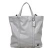 Used 9726 Hall Tote 33 CO840 7924 Current C Logo 2-Way Shoulder Bag C Mark Paperweight Leather Blue Gray Men's from