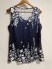 European Summer Fashion: Printed V-Neck Sleeveless Plus Size Casual Holiday Vest for Women
