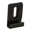 Black Mirror Clips Mirror Clip Bracket For Basements High Hardness Mounting Screws Included Protective Rubber Pads