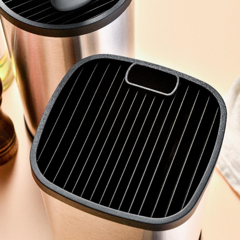 1 Stück Edelstahl Messerhalter Küchenmesser Aufbewahrung Messerhalter Multifunktionales Regal Aufbewahrungseimer