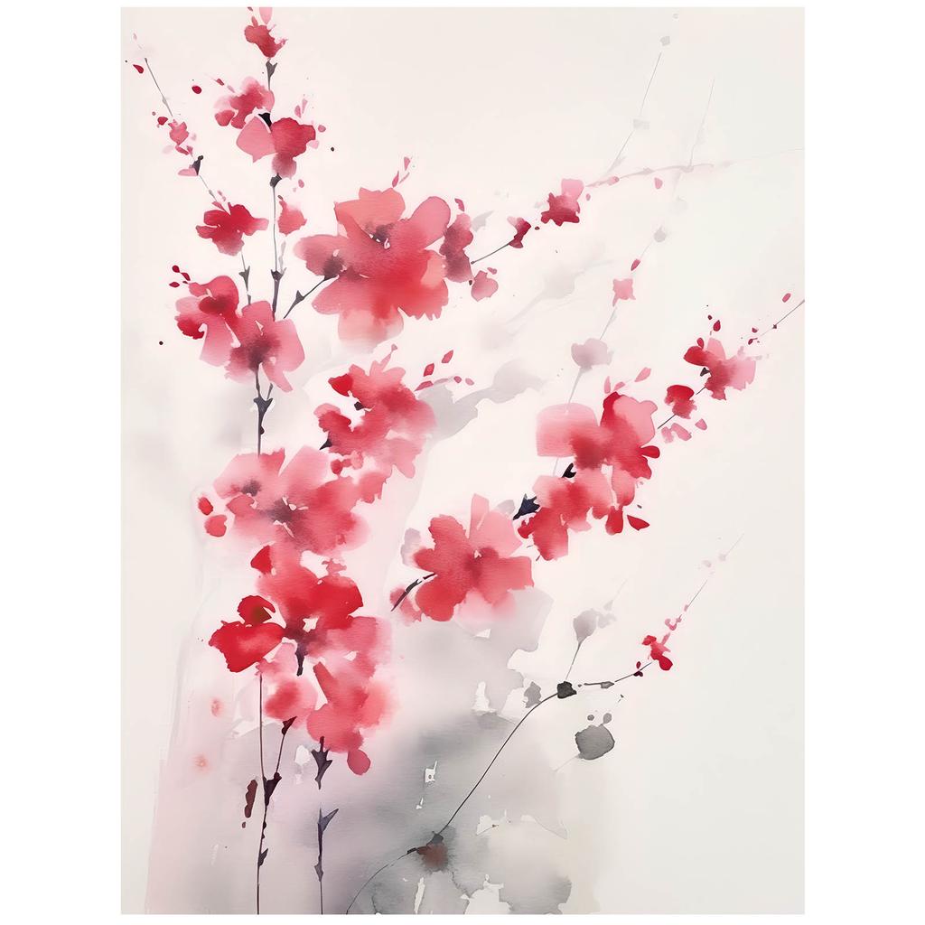 Uroki Wiosny Uroki Wiosny, 70X100 Cm, Rama Drewniana Jasny Dąb, Papier Matowy 230 Gsm