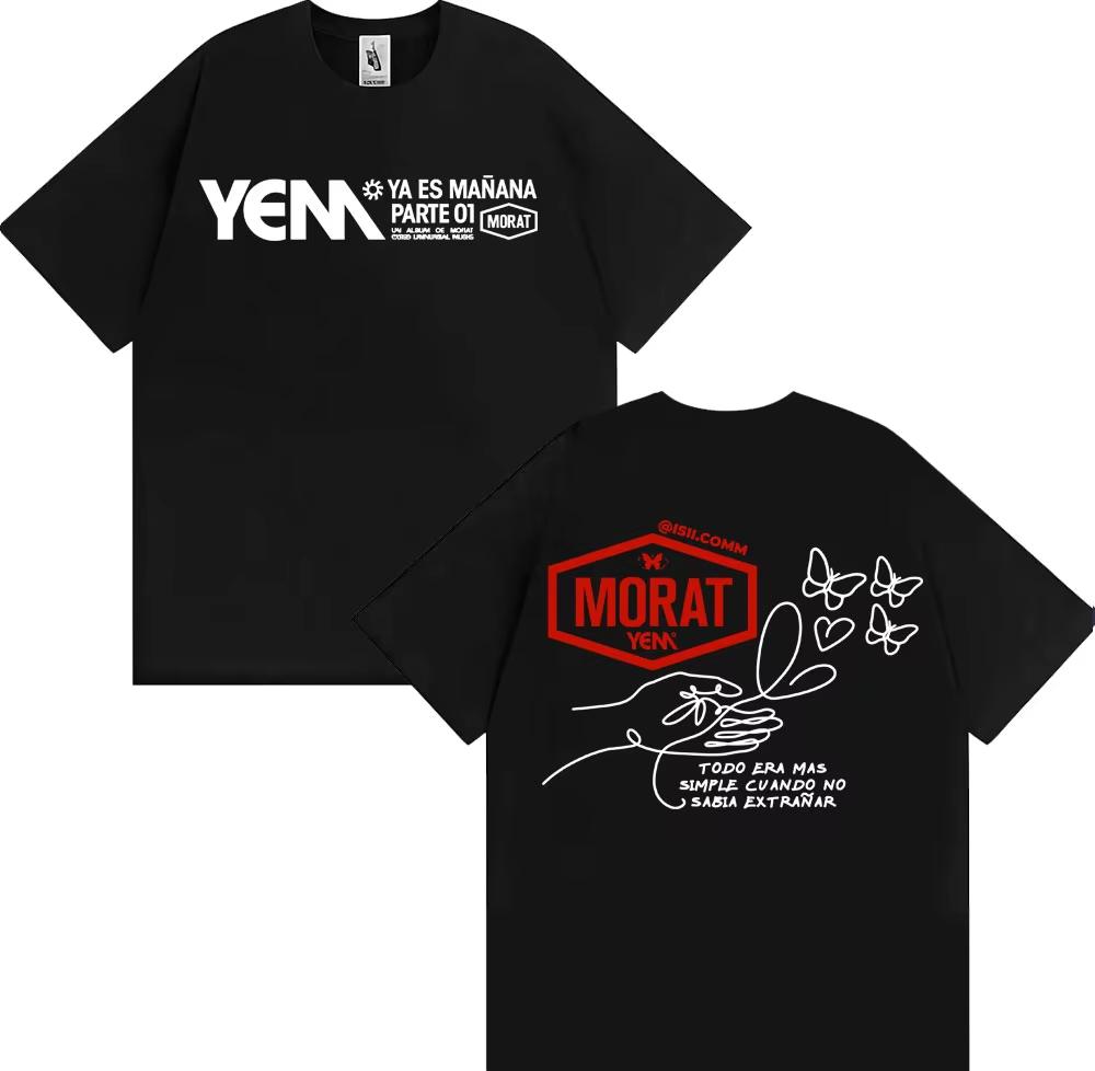 2026 Band Morat Asuntos Pendientes Yem Todo Era Simple Cvando No Sabia Extranar Mens and Womens pure Cotton TShirt S