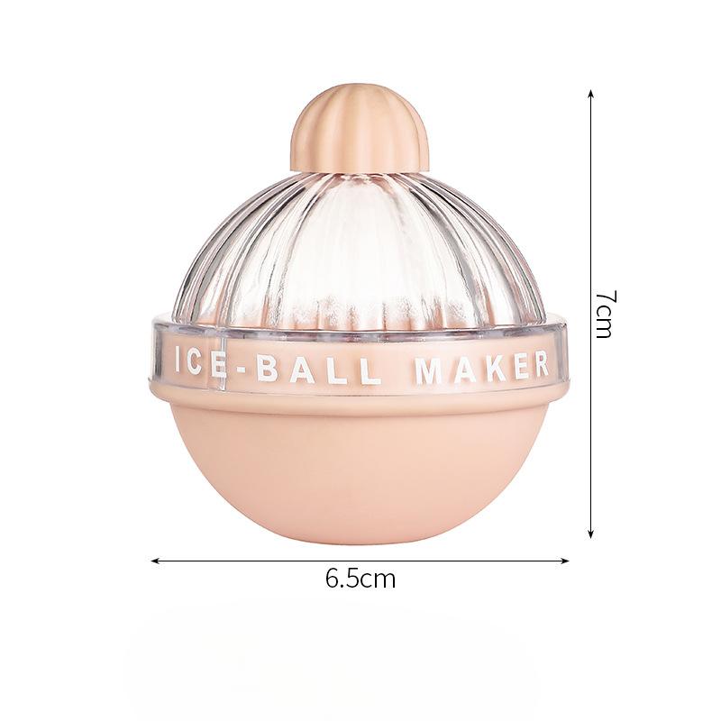 Ice Hockey Maker Round Whiskey Quick-frozen Ice Box Household Large Round Ball Ice Grid Plastic Ice Cube Mold