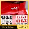 BRQ1 Valve Stems Caps Car Body Metal Stickers Rear Trunk Emblem Badge For Volkswagen GLI GOLF JETTA ASSAT Polo SCIROCCO SR32 TERAMON