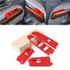 Red Inner Window Lift Switch Panel Trim Decor Cover For FORD Maverick -23