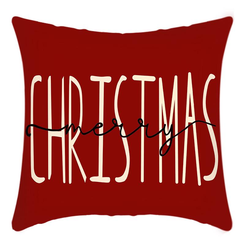 

Новая Рождественская Подушка с Принтом Лося, Елки и Снежинок, Чехол для Подушки для Дома, Дивана 45 * 45Cm pillowcase
