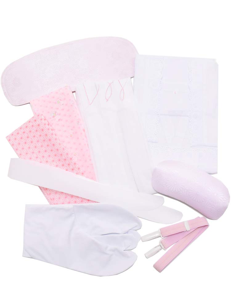 Kimono Kimono accessory set A set of kimono tabi waist and other dressing accessories [Kyoto Town] slips, socks, straps, (L)