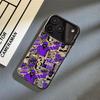 Fashion Cartoon Graffiti Phone Case For iPhone 17 16 15 14 13 12 11 Pro Max Air Matte Laser Aurora Shockproof Funda