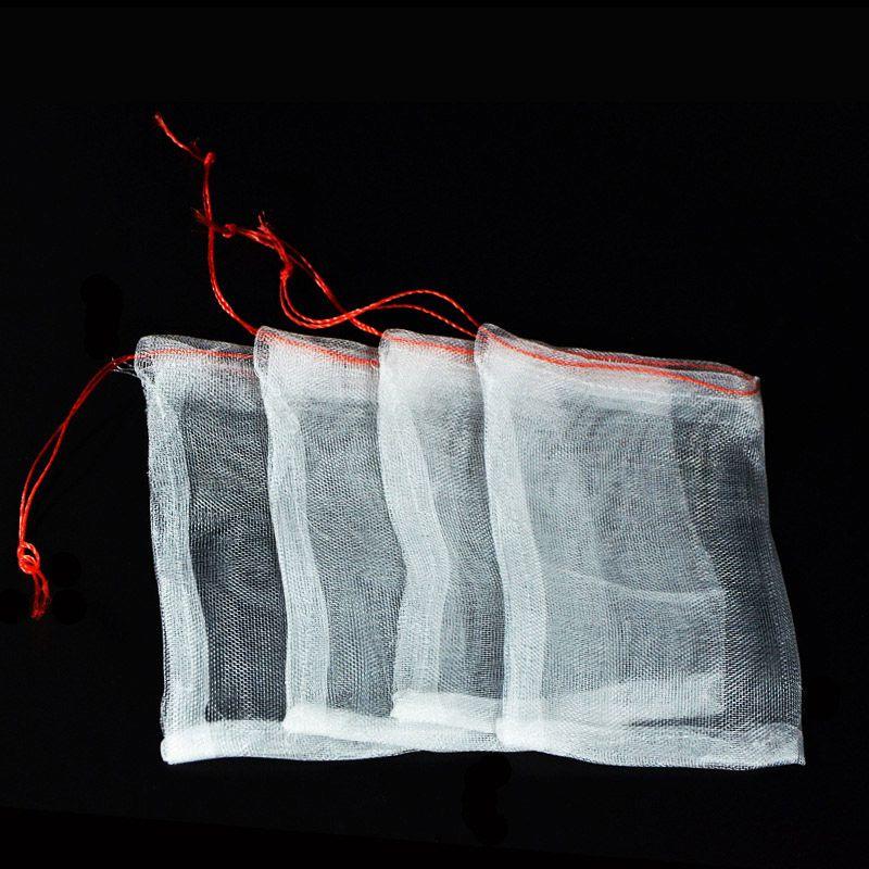 

Садовое растение 50 шт. Защитный сетчатый мешок на шнурке для защиты фруктов от насекомых-вредителей птиц 10x15cm