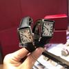 Orologio al Quarzo Classico Quadrato Uomo Donna Cassa in Acciaio Inossidabile Quadrante in Vetro Minerale Funzione Data Chiusura a Farfalla