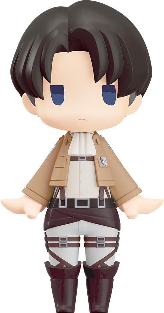 GOOD SMILE Attack on Titan Levi Plastic Painted Movable Figure HELLO! Non-Scale
