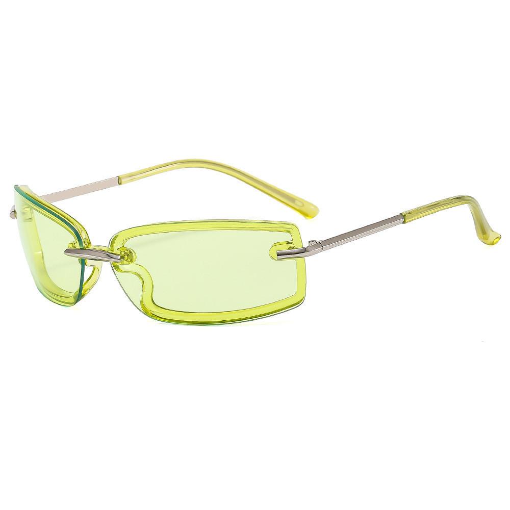 

Stylish Classic Frame Square Design Sunglasses Summer Outdoor Sun Protection Uv StyleA