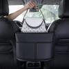 Gap Filler Bag Leather Car Handbag Holders Seat Middle Hanger Storage Bag  Car Organizers