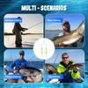 5Pcs Double Reverse Hooks Fishing Rig Smooth Casting Anti-Tangle Snag Resistant Split Hook Rig Freshwater Saltwater Jigging Fishing Accessories