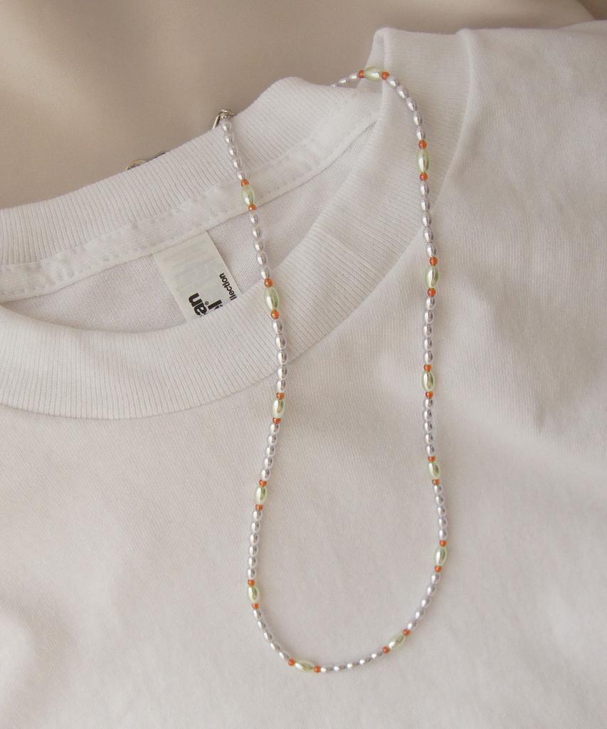 Treaju Soft Color Pearl Necklace