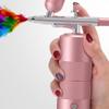 Oxygen Injector Mini Air Compressor Kit Air-Brush Paint Spray Gun Airbrush For Facial Hydrating Device Mist Sprayer Beauty Tool