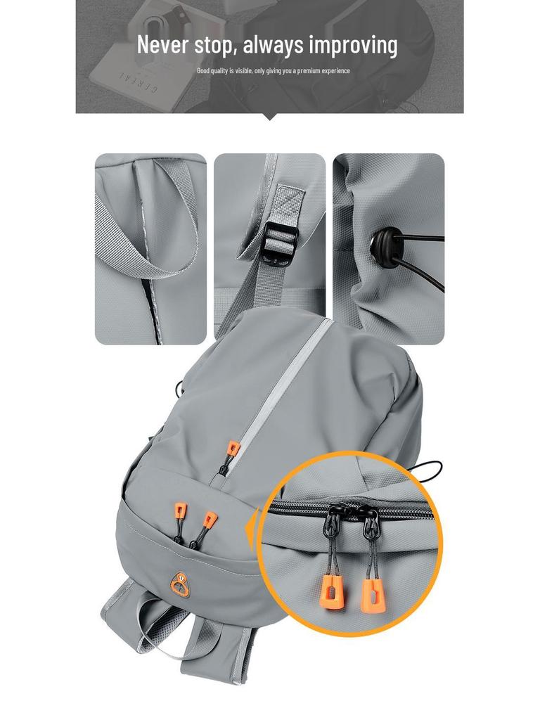 Men's Waterproof High-Capacity Business Backpack - Stylish for Students & Professionals