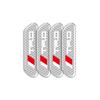 4PCS Car Door Safety Warning Reflective Mark 3D Sticker Car Accessories for Toyota GR Trd Camry Corolla Yaris Chr Auris Avensis T25