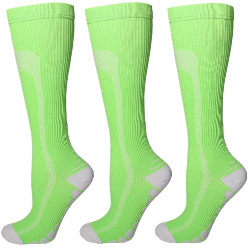 1/3 Pairs Compression Socks Knee High 20-30 Mmhg Fit Medical Edema Diabetes Varicose Veins Running Marathon Sports Socks